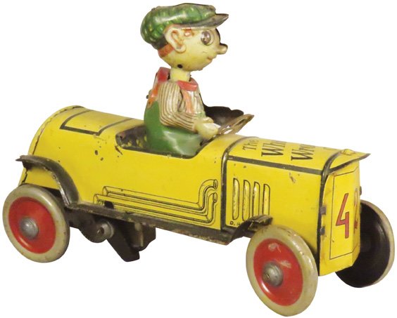 D.R.G. "The What's Wrong Car" Tin Wind Up Toy (1 of 2)