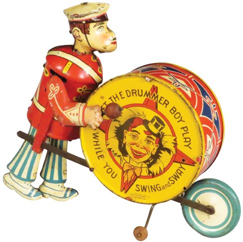 Louis Marx Drummer Boy Tin Wind Up Toy (1 of 2)