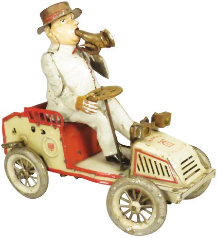 Lehmann's "Tut-Tut" Tin Wind Up Toy Car (1 of 2)