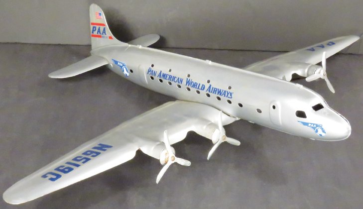 Pressed Steel Toy Airplane for Pan American Airways (1 of 1)