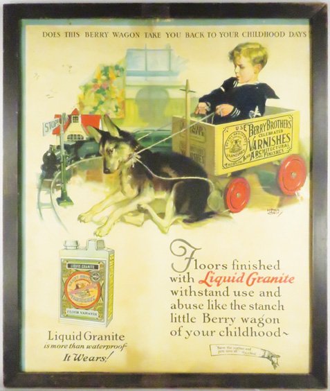 Berry Brothers Varnish Paper Sign (1 of 1)