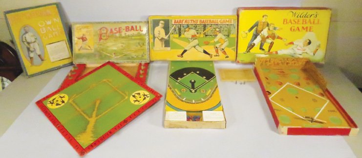 Collection of Antique Baseball Related Board Games (1 of 1)