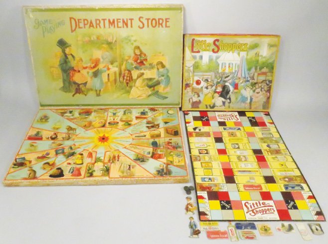 Two Children's "Shopping" Board Games (1 of 1)