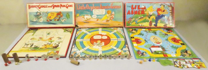 Collection of Vintage "Cartoon" Board Games (1 of 1)
