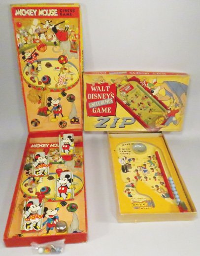 Two Vintage "Walt Disney" Board Games (1 of 1)