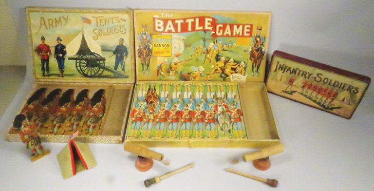 Collection of Antique "Military" Board Games (1 of 1)