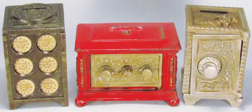 Three Cast Iron Still Banks (1 of 3)