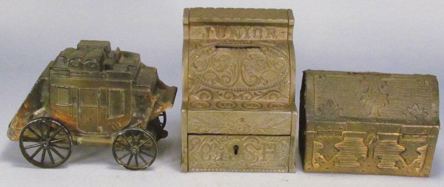 Three Cast Iron Still Banks (1 of 3)