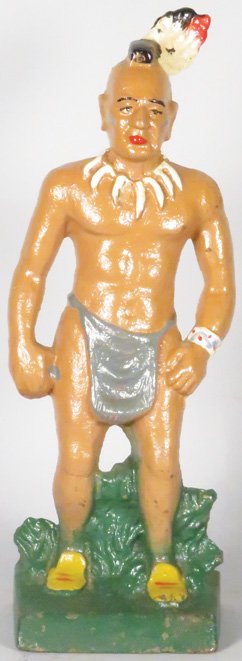 Cast Iron Native American Indian Doorstop (1 of 1)