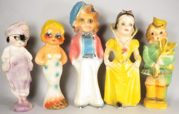 Collection of Vintage Chalkware Arcade Prizes (1 of 1)