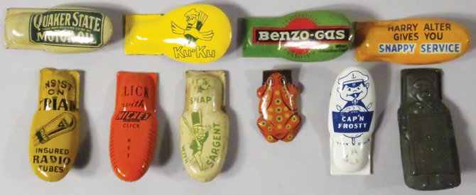 Collection of 10 Misc. Tin Litho Cricket Clickers (1 of 1)