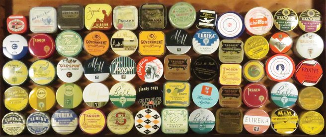60 Typewriter Ribbon Tins and Boxes (1 of 1)