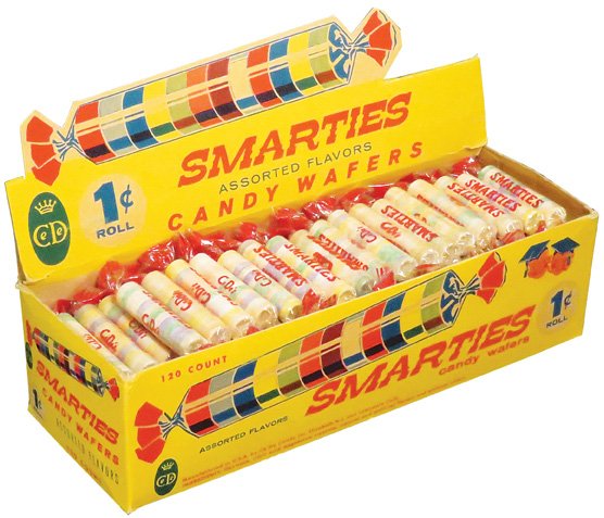 Smarties Candy Wafers Store Display (1 of 1)