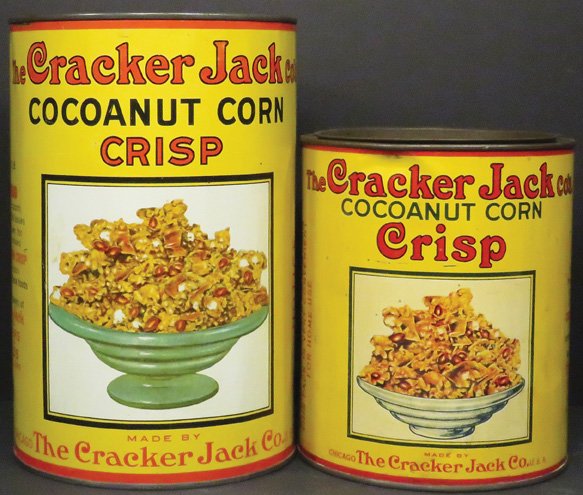Two Cracker Coconut Corn Crisp Tins (1 of 1)