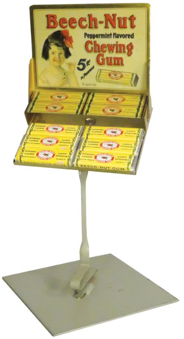 Beech-Nut Chewing Gum Tin Litho Store Display (1 of 1)