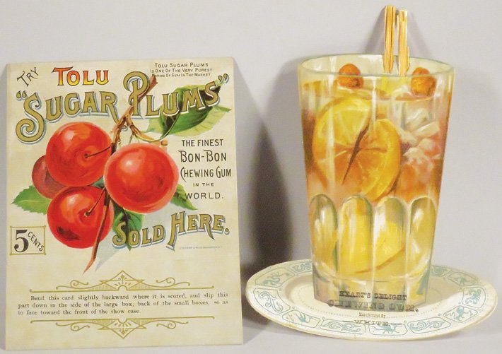 Two Chewing Gum Advertising Signs (1 of 1)