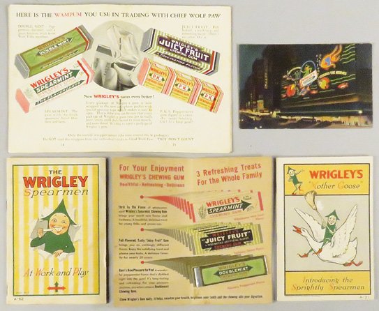 Collection of Wrigley Chewing Gum Ephemra (1 of 1)