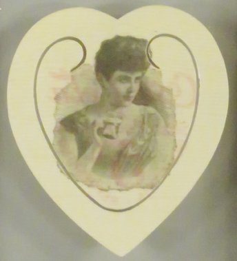 1896 Coca Cola Celluloid Heart Book Mark (1 of 2)