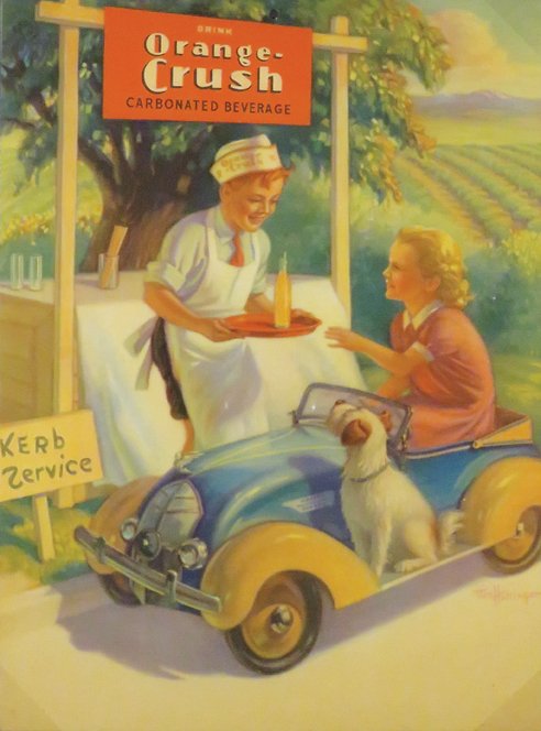 Orange Crush Cardboard Sign (1 of 1)