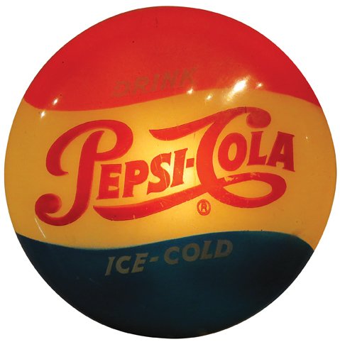 1951 Pepsi Light Up Button Sign (1 of 2)