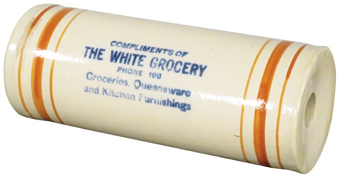 The White Grocery Stoneware Rolling Pin (1 of 1)