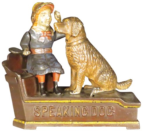 Barking Dog Cast Iron Mechanical Bank (1 of 3)