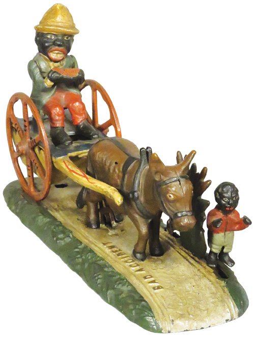 "Bad Accident" Cast Iron Mechanical Bank (1 of 3)