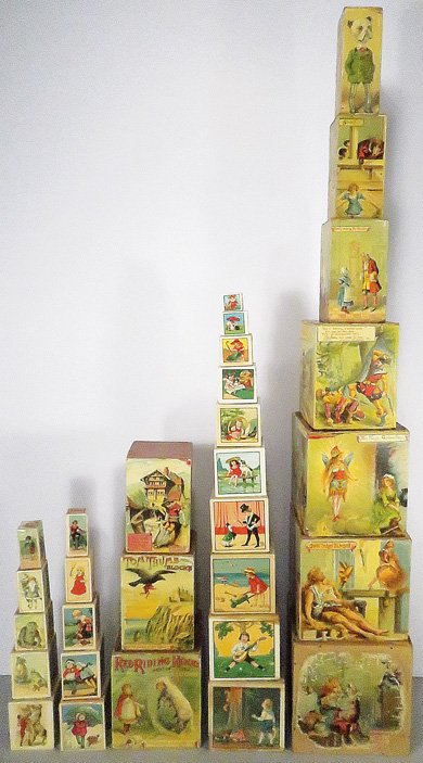 Collection of Childrens Stacking Picture Boxes (1 of 1)