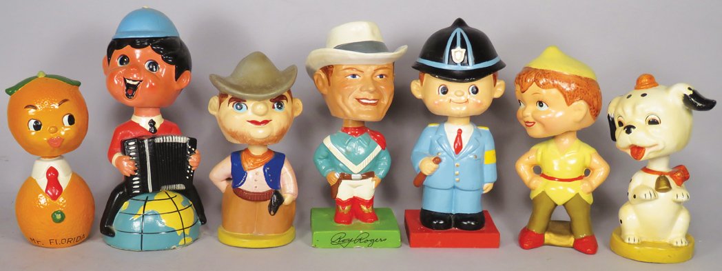 Collection of Vintage Bobble Heads (1 of 1)