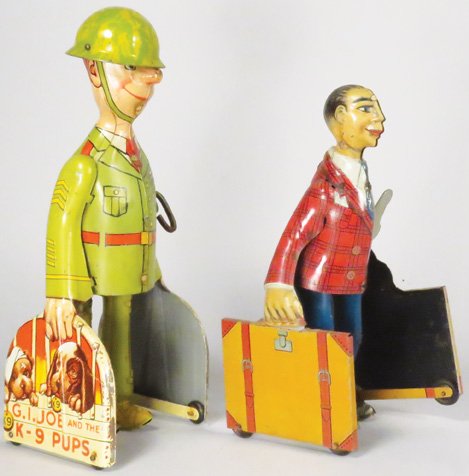 Two Vintage Tin Wind Up Toys (1 of 1)