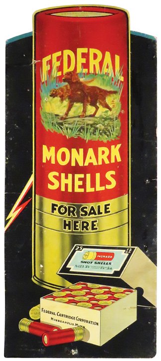 Federal Cartridge Corp. Die Cut Cardboard Sign (1 of 1)