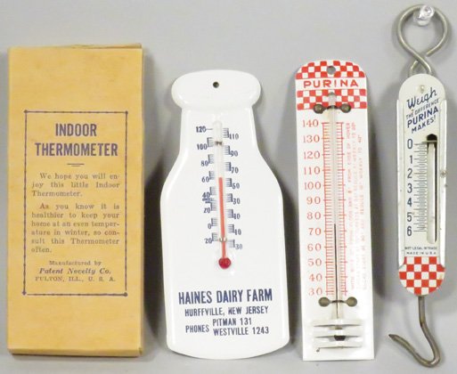 Collection of Thermometers and Scale (1 of 1)