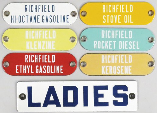 Seven Porcelain Signs (1 of 1)