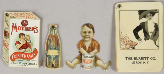 Collection of 4 Celluloid Advertising Items (1 of 1)