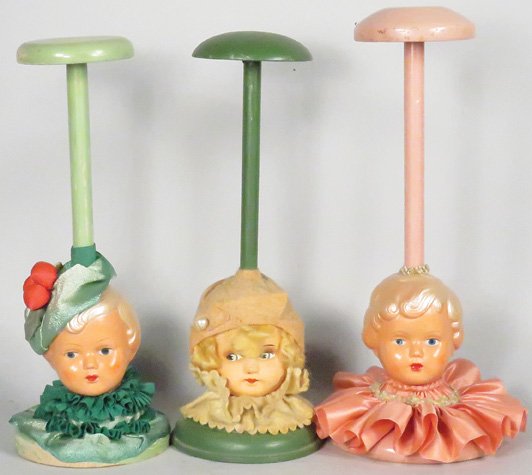 Three Millinery Hat Stands (1 of 1)