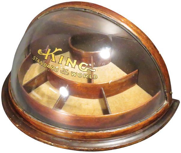 King Collar Button Curved Glass Showcase (1 of 3)