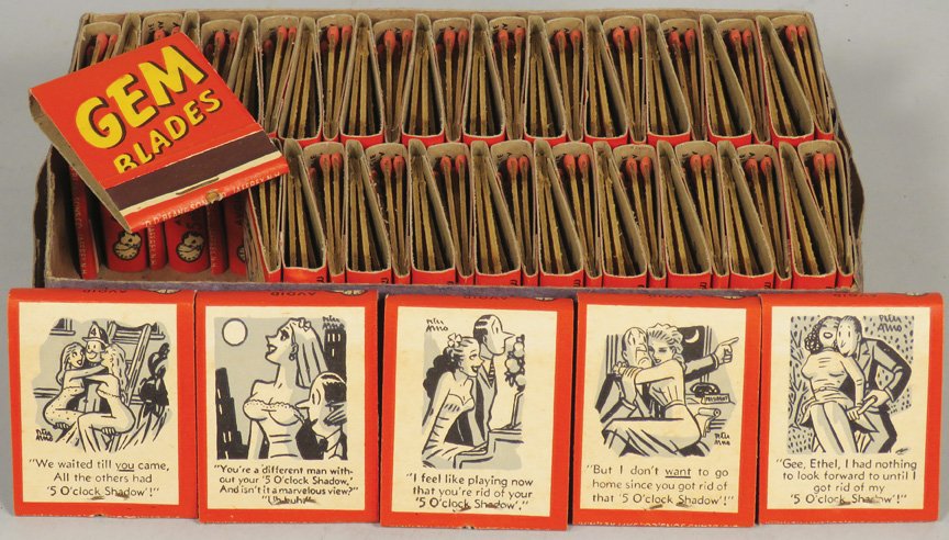 Full Box of Gem Blades Match Books (1 of 1)