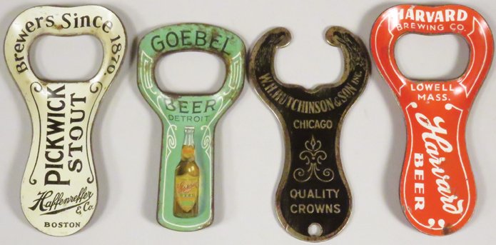 Collection of Advertising Tin Litho Bottle Openers (1 of 1)