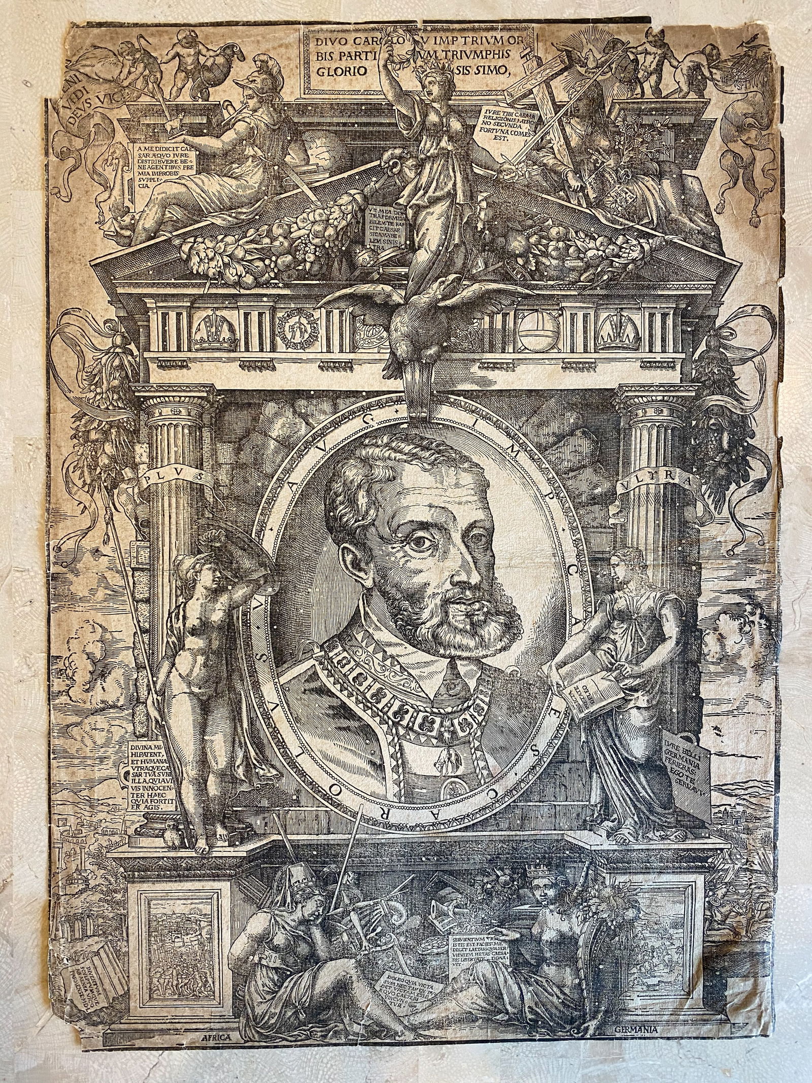 Sixteenth century woodcut (1 of 3)