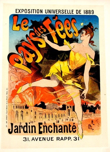 Exposition Universelle de 1889  Le Pays des Fees  Jardin Enchante, Les Maitres de l'Affiche Pl. 181. (1 of 1)