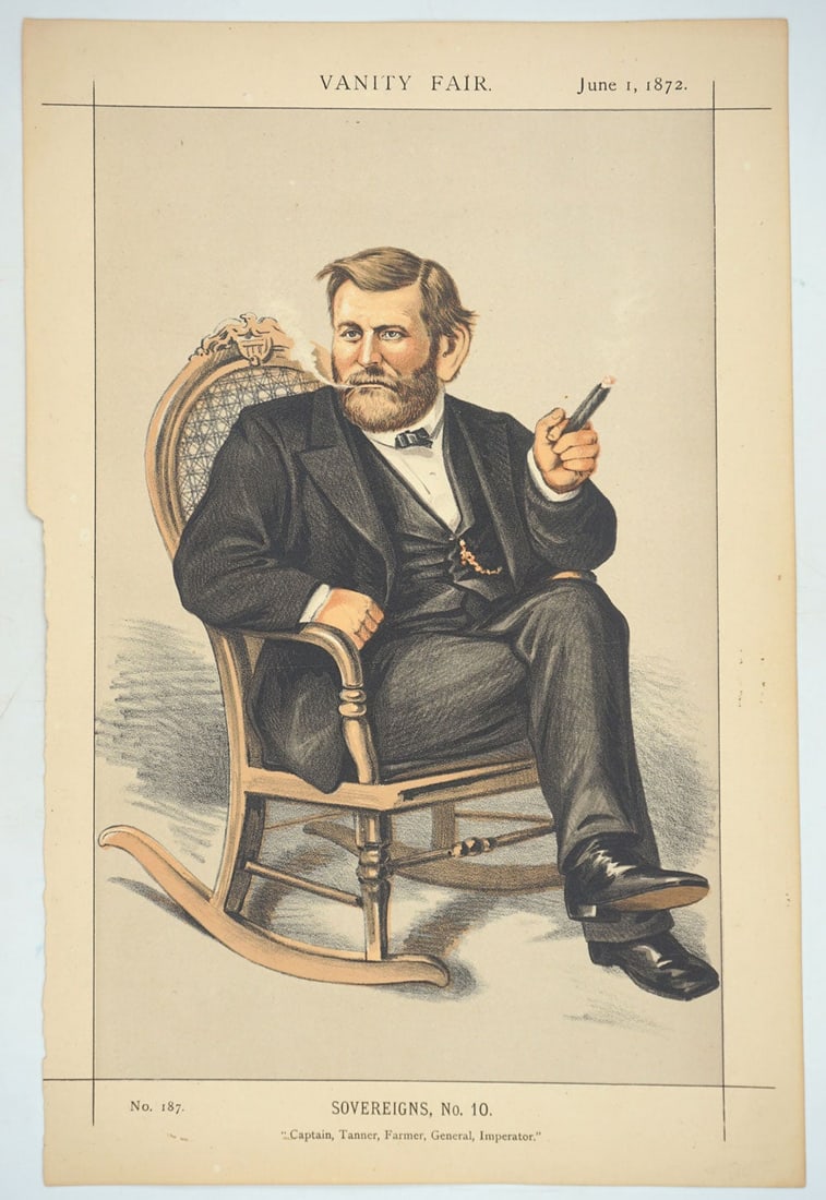Ulysses S. Grant; Thomas Nast. "Captain, Tanner, Farmer, General, Imperator." (1 of 1)