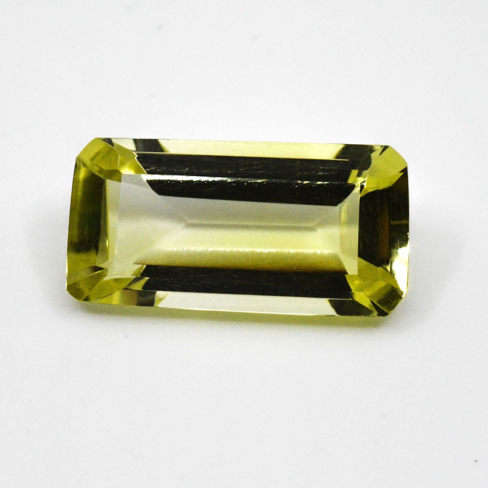 7.740 Ct Lemon Quartz, Emerald Cut (1 of 1)