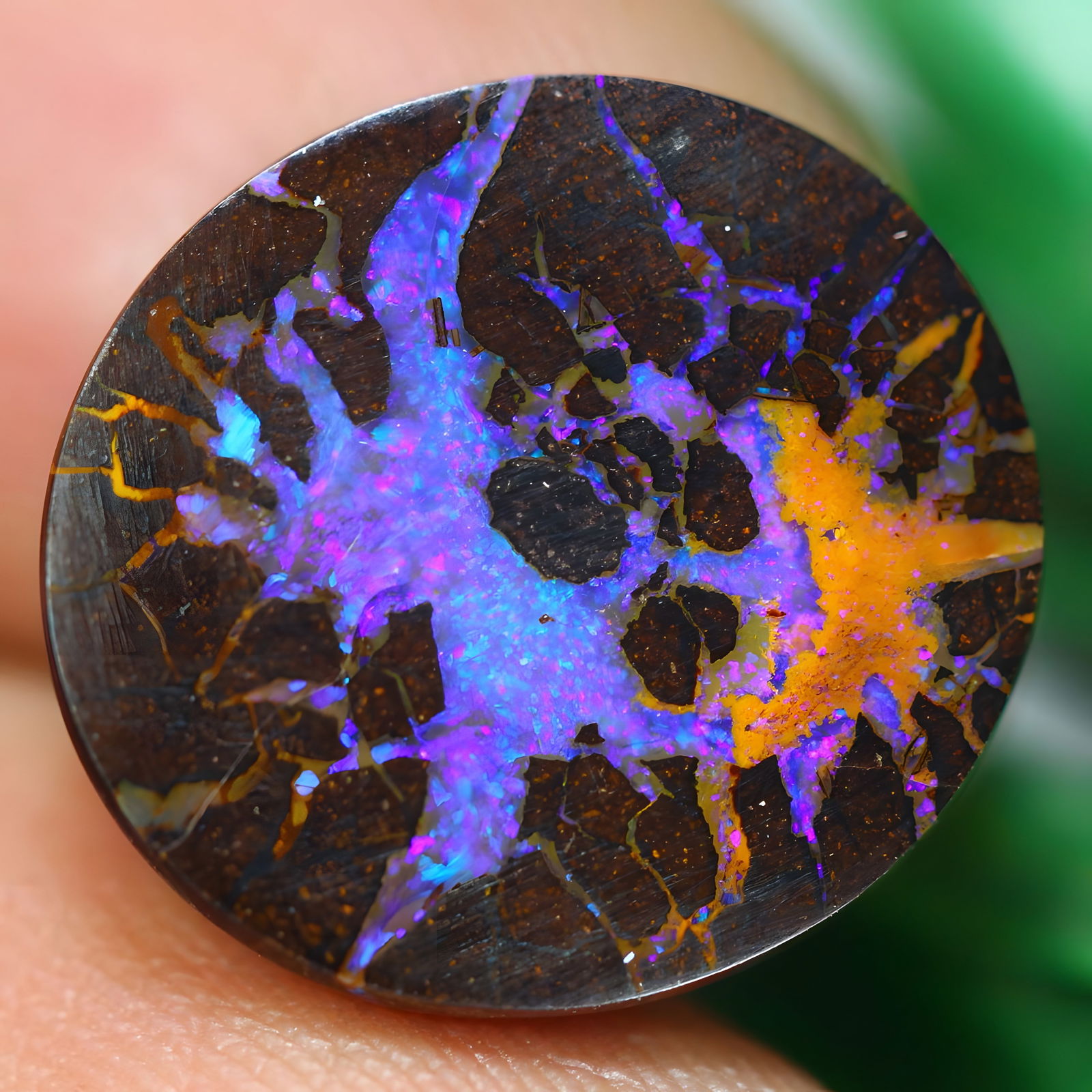 11.02 Carat Matrix Boulder Opal from Koroit Queensland (1 of 6)