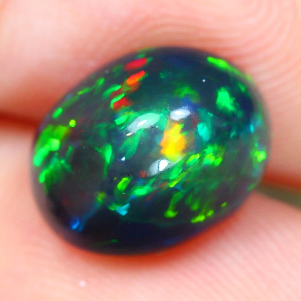 4.06carat Natural Ethiopian Black Opal Loose Gemstone (1 of 6)