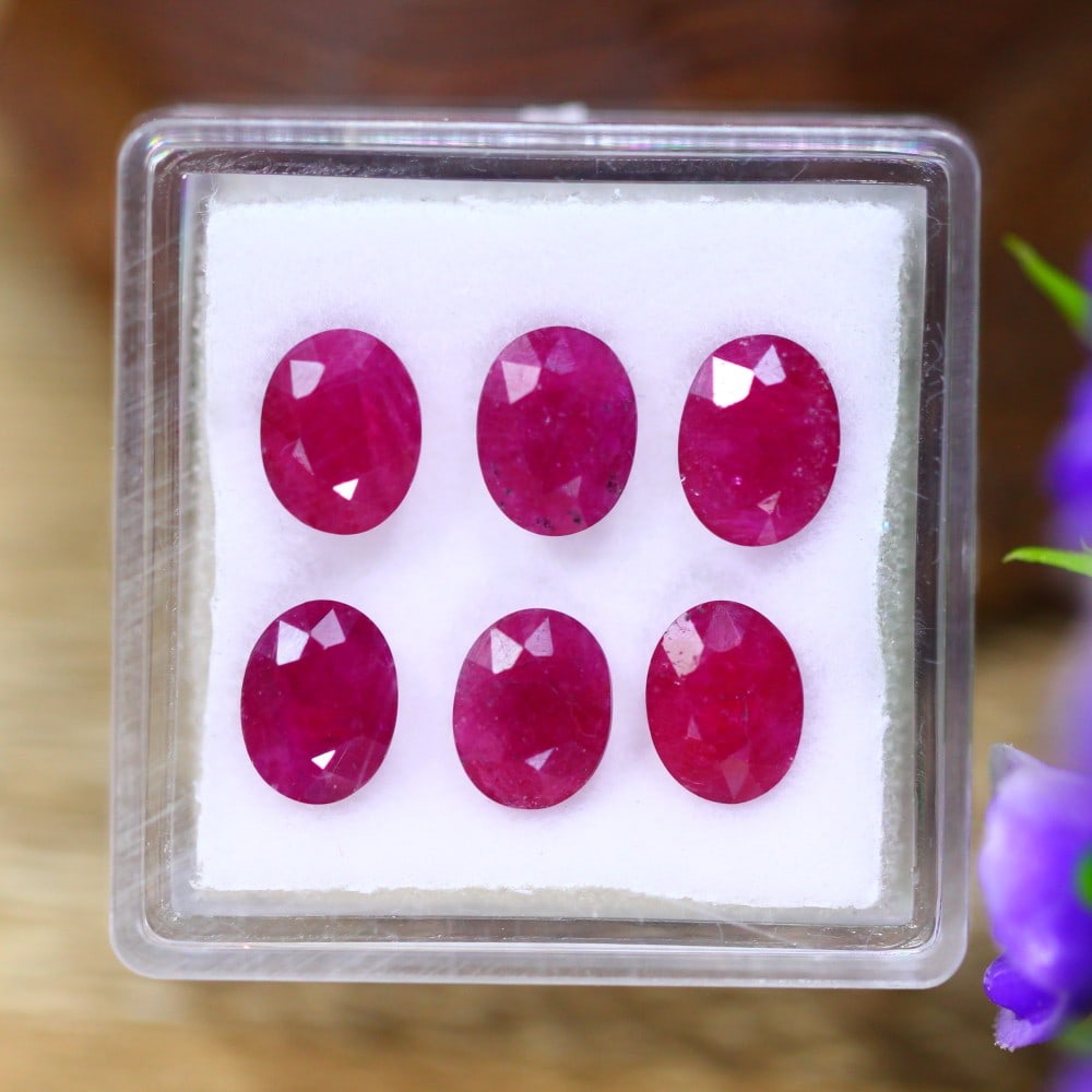 Radiant 5.48-Carat Pigeon Blood Ruby from Madagascar (1 of 5)