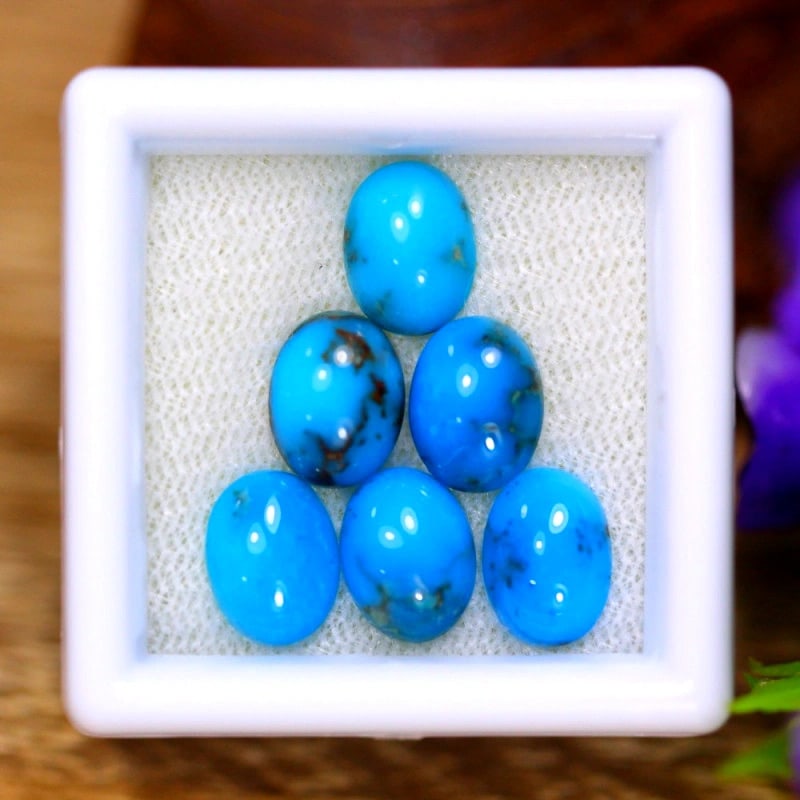 Auction  Exquisite 6.4 Carat Arizona Turquoise Gemstone (1 of 4)