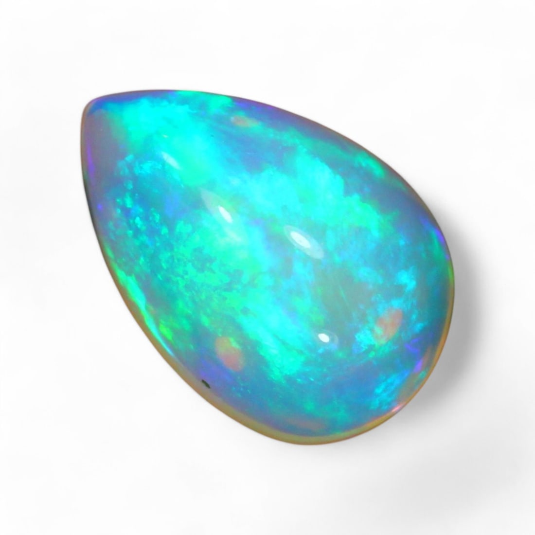 2.24 Carat Natural Ethiopian Welo Opal Solid Cabochon: Auction lot of Ethiopian Welo Opal Gem Type: Natural Welo Opal Carat Weight: 2.24Ct Dimension: 11.2 x 7.5 x 5.7 mm Origin: Ethiopian Treatment: Unheated/Untreated Type: Cabochon, Polished SKU:S7 Birth