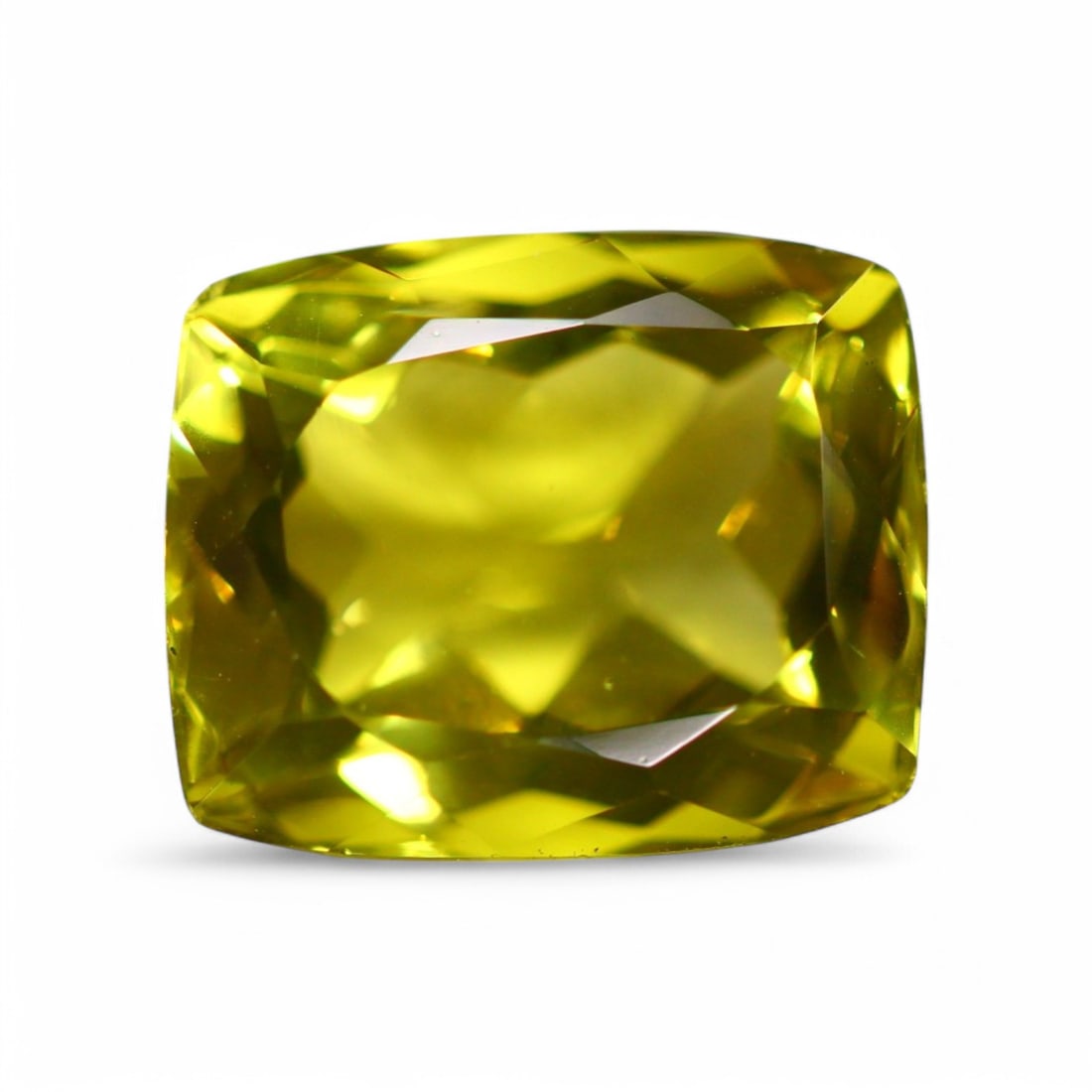 15.69 Carat Natural Brazilian Lemon Quartz Faceted Gems: Auction lot of Brazilian Lemon Quartz Gem Type: Natural Lemon Quartz Carat Weight: 15.69Ct Dimension: 16.0 x 13.2 x 10.3 mm Origin: Brazilian Treatment: Unheated Type: Faceted, Polished Birthstone for