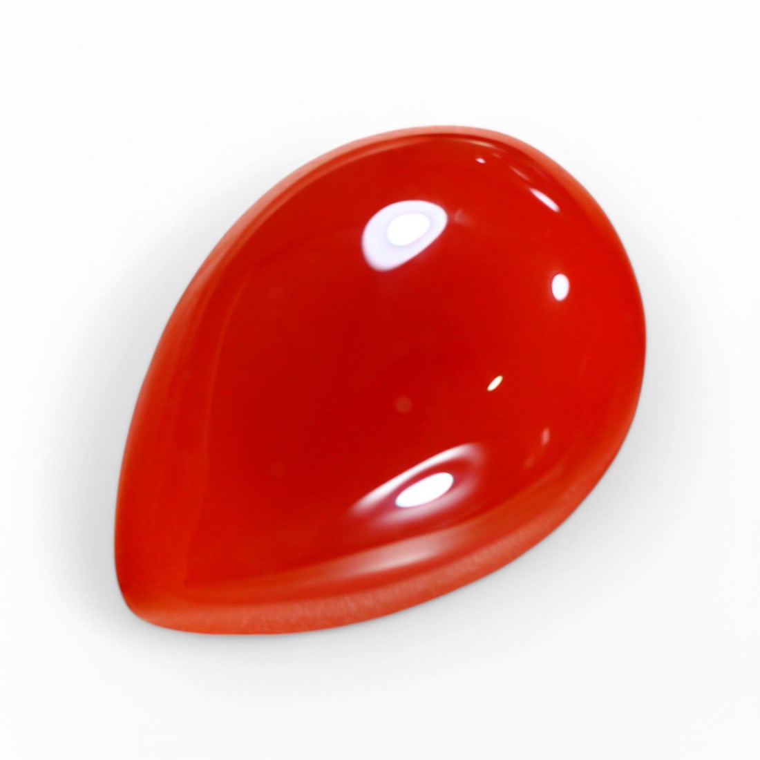 11.55 Carat Natural Brazilian Orange Onyx Cabochon: Auction lot of Brazilian Orange Onyx Gem Type: Natural Orange Onyx Carat Weight: 11.55Ct Dimension: 18.1 x 13.2 x 6.6 mm Origin: Brazilian Treatment: Unheated Type: Cabochon, Polished SKU:T41 Birthsto