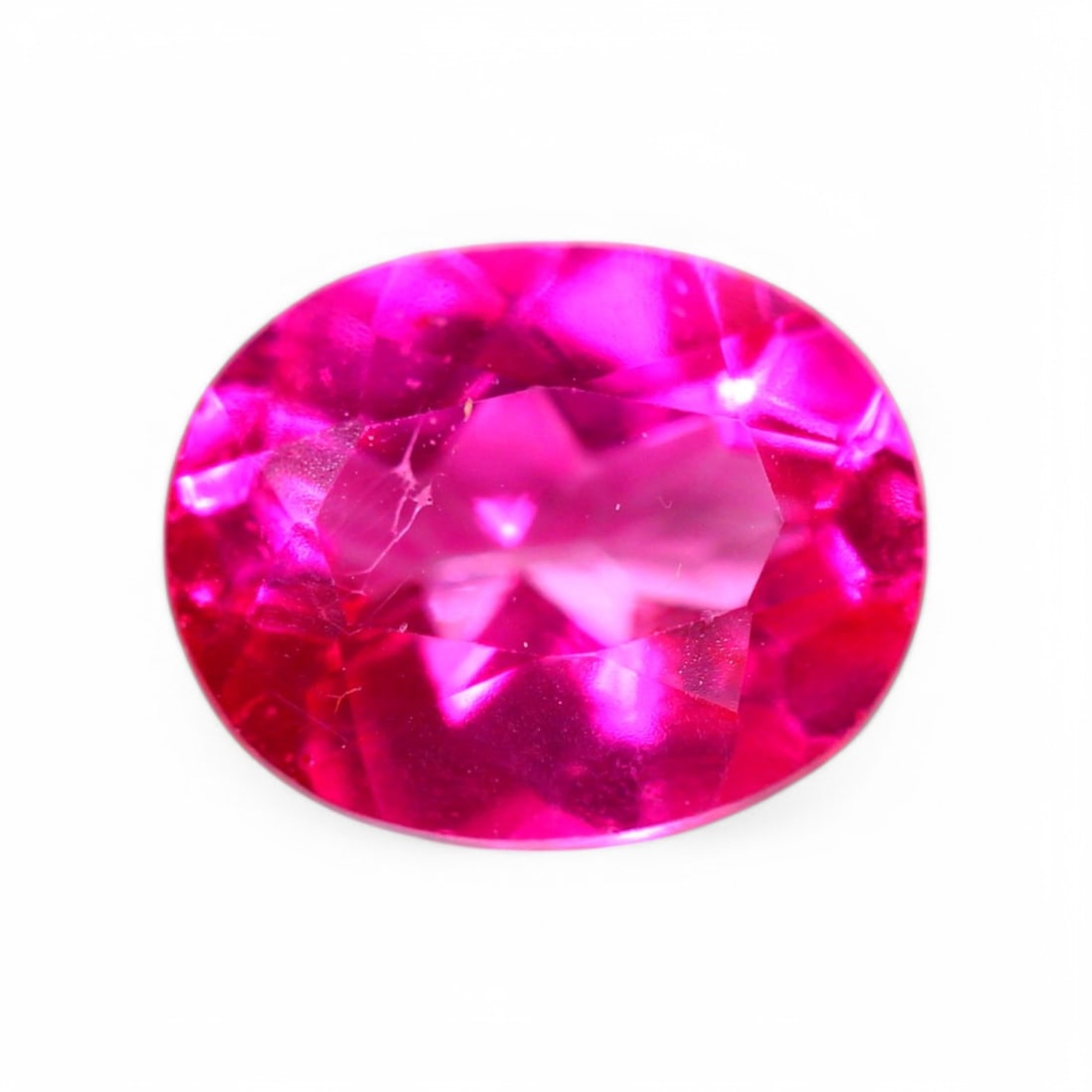 3.03 Carat Natural Brazilian Pink Topaz Faceted Gems: Auction lot of Brazilian Pink Topaz Gem Type: Natural Pink Topaz Carat Weight: 3.03Ct Dimension: 9.9 x 7.9 x 5.1 mm Origin: Brazilian Treatment: Coated Type: Faceted, Polished Birthstone for December 